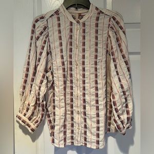Anthropologie Pilcro The Bella Femme Buttondown Shirt